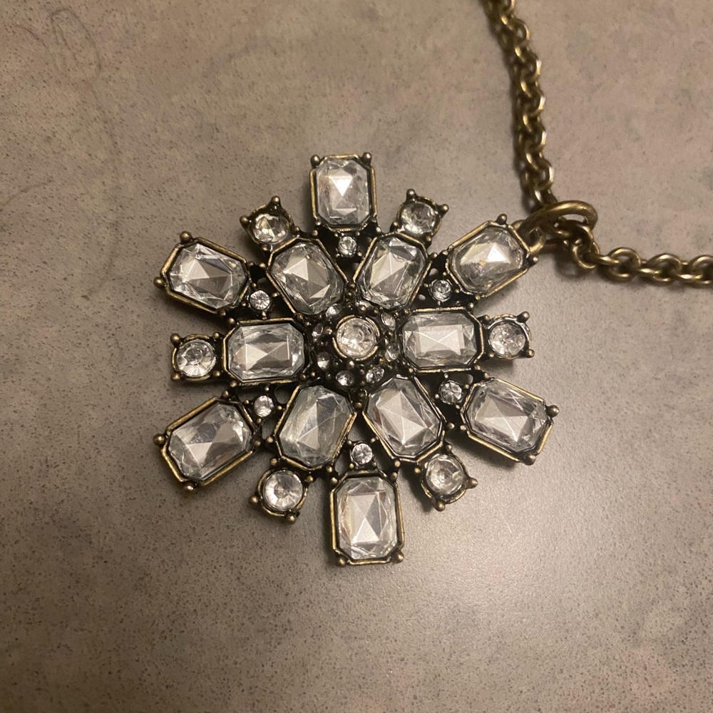 J Crew long pendant necklace